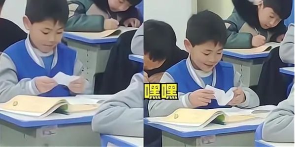  学生上课“传纸条”被老师截胡，家长们快看看吧，保准你能笑出内伤！_www.hnlfjy.com.cn