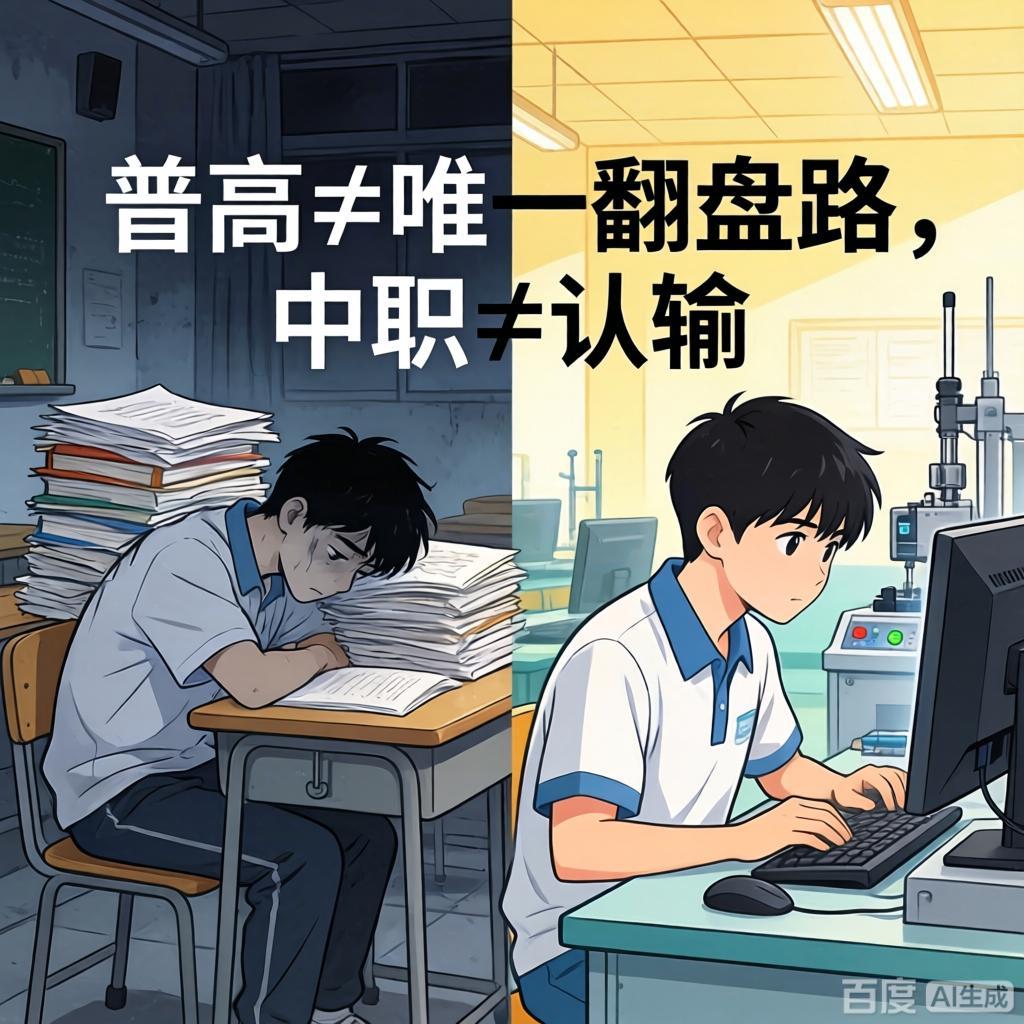 ‌中考落榜别焦虑！选对赛道比砸钱更重要，职教高考也能逆袭本科！_www.hnlfjy.com.cn